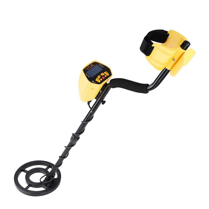 LCD Display Metal Detector Waterpoof Coil Gold Treasure Jewelry Search Digger