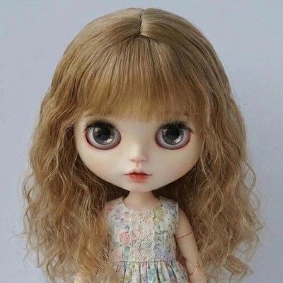 JD842 Curly Mohair BJD Wigs Lati OB11YOSD MSD SD Blythe Doll Hair Wholesale Wig