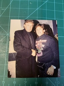 Donald Trump And Doug Goldstein Manager Of Guns N’ Roses Pic