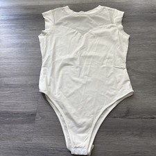 Bodysuit, White, Large