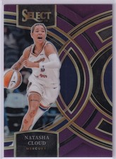2024 Panini Select WNBA #115 NATASHA CLOUD Purple Prizm #/149 - Phoenix Mercury