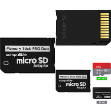 Adapter Micro SD to PRO Duo MagicGate Card Compatible with PSP