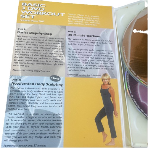 Winsor Pilates Basic 3 DVD Workout Set Free Shipping - Imagen 3 de 4