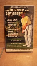 VHS David Leadbetter‘s Vom Beginner zum Gewinner Golf Kurs Video Kassette