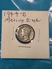 90% SILVER  1944-D 10C Mercury DIME 90% SILVER
