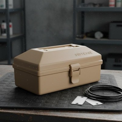 Portable Storage Box with Handle Drop Resistant Portable Cosmetic Case for Car
