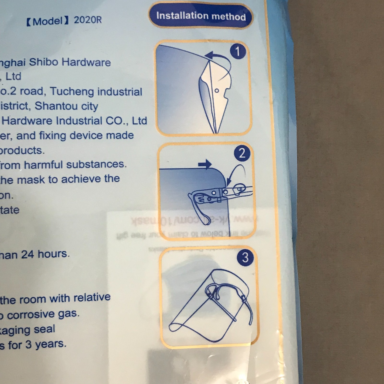 Anti-Fog Face Shield Clear Protective Visor 2020R Adjustable Full Face Cover New