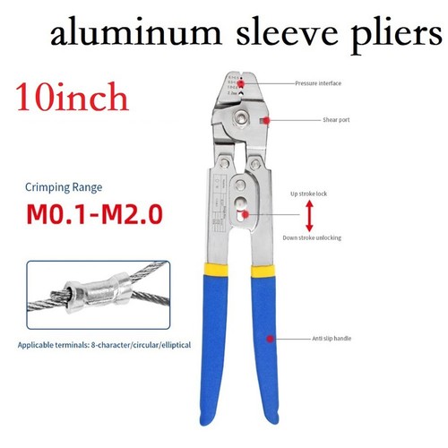 PINZE MANICOTTO IN alluminio per crimpatura efficiente adatte a varie