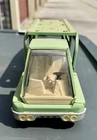 TONKA Vintage Car Hauler Carrier - Mint Green Pressed Steel Estate Find 18" long