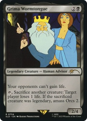 MTG Grima Wormtongue(Lord of the Rings)   - Secret Lair Drop #734