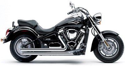 Cobra Chrome Speedster Slashdown Exhaust Kawasaki Vulcan 2000 2004-2010 #4823