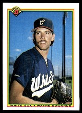 Wayne Edwards 1990 Bowman #309 White Sox MLB READ FREE SHIPPING AutographDen