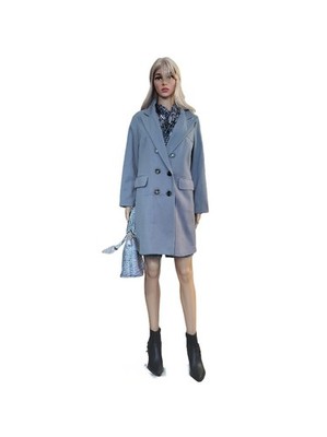 RVHSWDS Women's Long Sleeve Grey Fleece Blazer Coat Size M NWOT