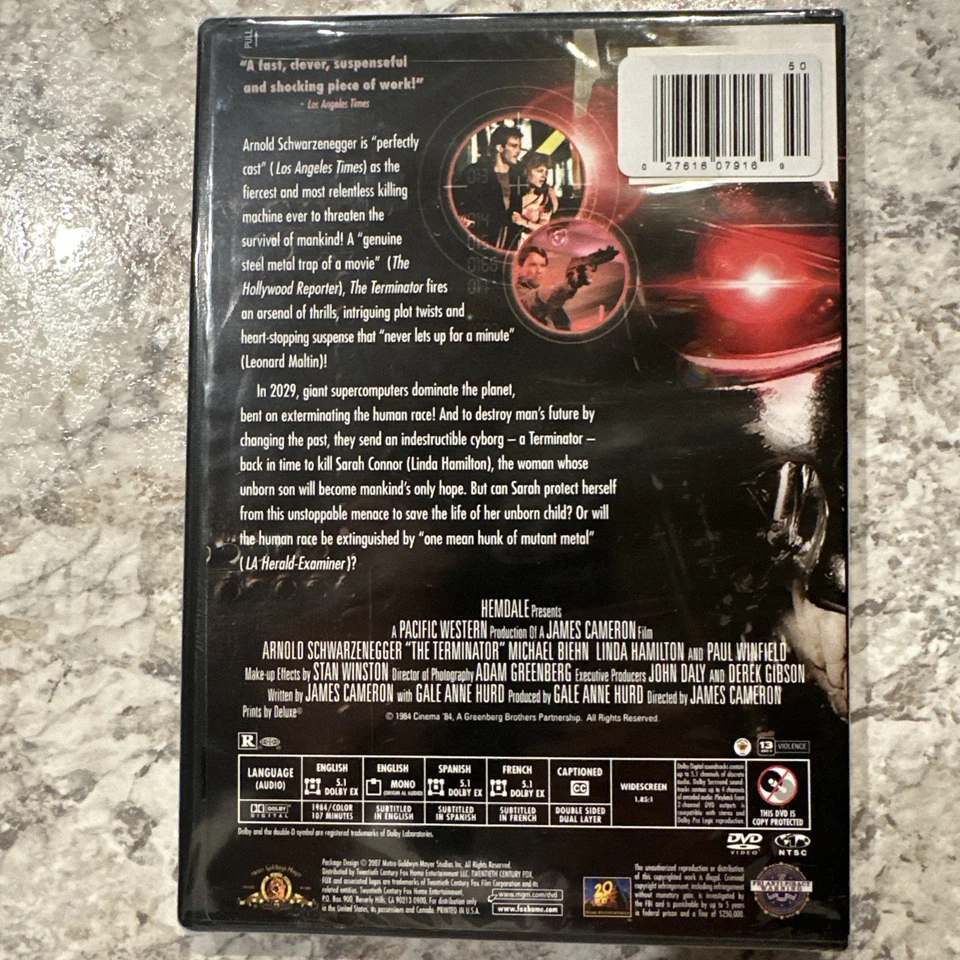 The Terminator (DVD, 2009, Collectors Edition Lenticular) - Image 4 of 4