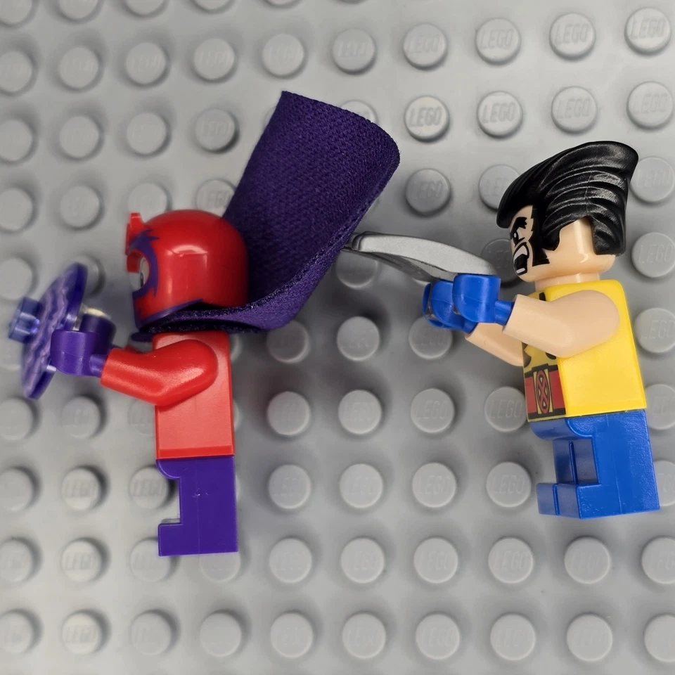 Lego Marvel Super Heroes Mighty Micros Minifiguras Wolverine Magneto 76073 Foto 4 de 4