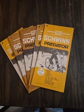 Vintage 1982 Schwinn Bmx Bicycle Owners Manual Predator Atari The Sting Team 24