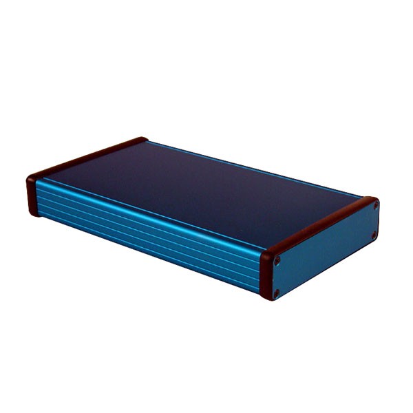 Hammond Extruded Aluminium Enclosure 223 x 120.5 x 30.5mm Blue