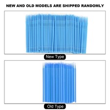200pcs Grafted Eyelash Swab Cotton Swab Stick Micro Applicators Makeup Brush