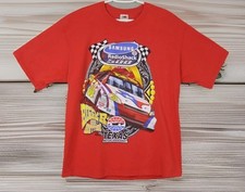 Texas Motor Speedway Vintage Red Samsung RadioShack 500 Racing Shirt Mens XL