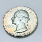 1964 D Washington Quarter - 90% Silver - Circulated Coin #5182