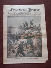 RIVISTA LA DOMENICA DEL CORRIERE N° 30 1917 ARDITI CONQUISTANO DOLINE