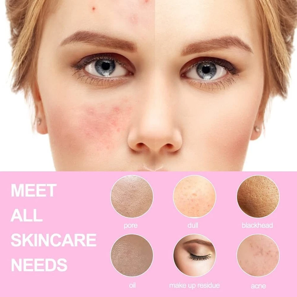 Limpieza profunda y refresca: sistema de limpieza facial giratorio de 3 cepillos Foto 4 de 4