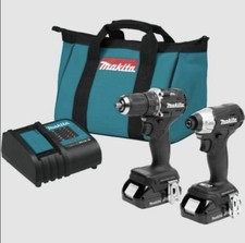 Makita 18V LXT Brushless Cordless 2 Piece Combo Kit Tested Working Used