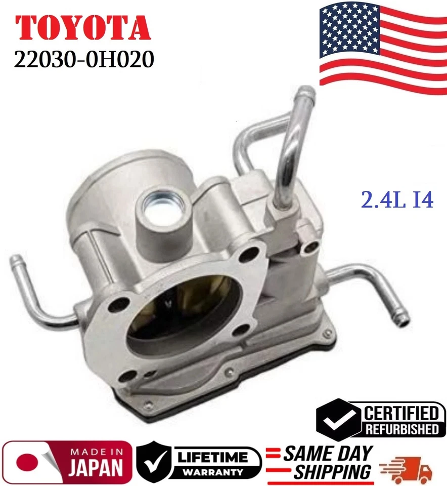 ✅ Cuerpo de acelerador GENUINO para 03-07 Toyota Camry Solara RAV4 2,4 L I4 #22030-0H020 Foto 2 de 4