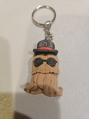 Flexi Horror Keychains 3d Cousin It