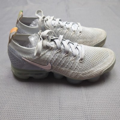 Nike Air Vapormax Flyknit 2 Damen Sneaker UK 4 Pure Platinum Grey 942843-011