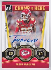 2024 Donruss Trent McDuffie #19 Champ is Here Auto 156/299 Chiefs