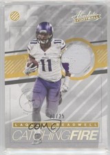 2017 Panini Absolute Catching Fire Materials Prime 23/25 Laquon Treadwell 2j6