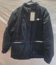 MOERDENG Women's XL Black Waterproof Ski Warm Winter Snow Coat *no Hood* New