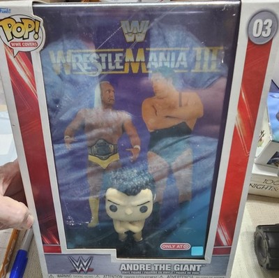 Andre The Giant Funko POP! Figure WWE WrestleMania 3 Cover Hulk vs Andre