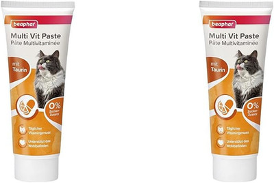 Beaphar Multi-Vitamin-Paste Für Katzen, 250 G (2Er Pack)