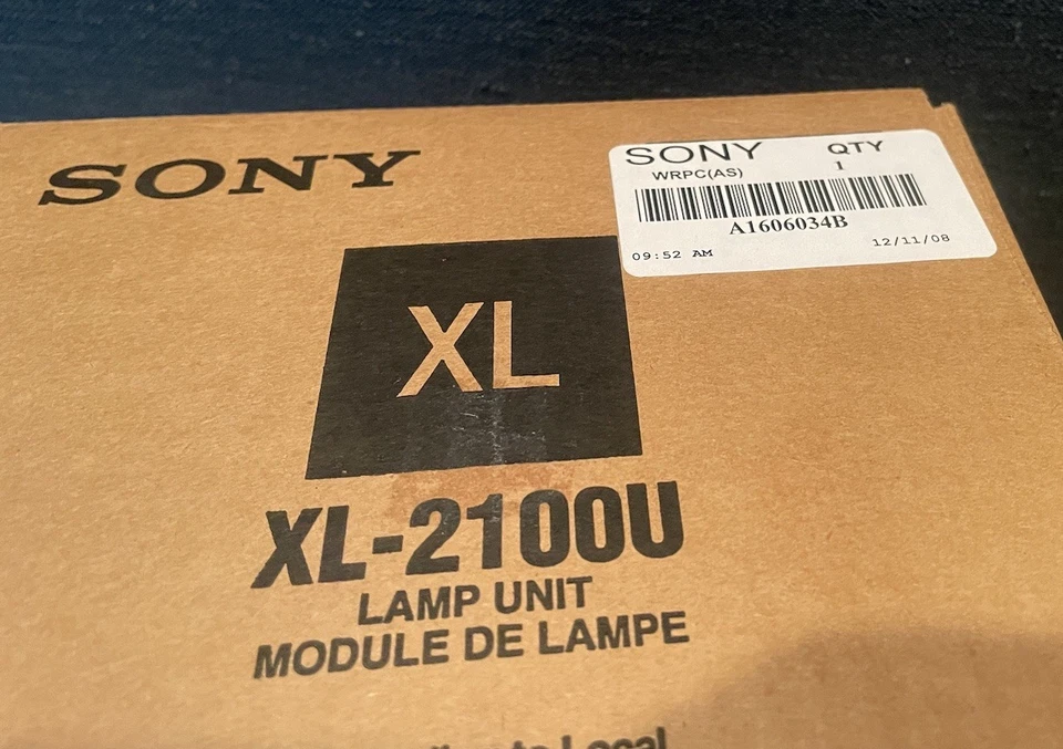 Novo Estoque Antigo Sony OEM Unidade de Lâmpada de Substituição Sony XL-2100U Projetor A1606034B - Imagem 2 de 4