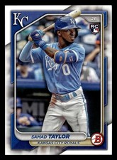 Samad Taylor 2024 Bowman #100 Kansas City Royals ROOKIE RC *025