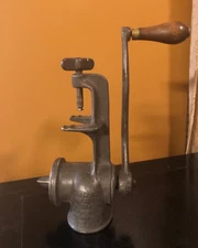 VTG Climax No. 51 Hand Crank Food Meat & Food Grinder LF&C New Britain Conn USA