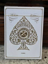 BRAND NEW SEALED GUILD OF ARTISANS THEORY 11 WHITE EDITION PLAYING CARDS ARTISAN