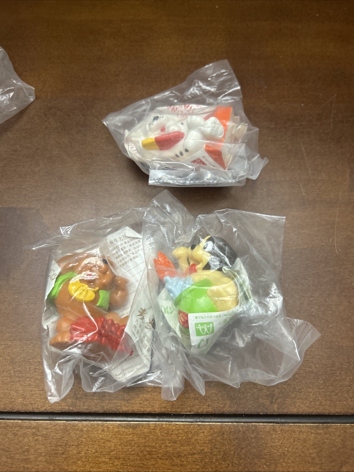 McDonald's Foreign Happy Meal Toys FIVE LUCKY STAR DOGS Singapore Sealed 1994