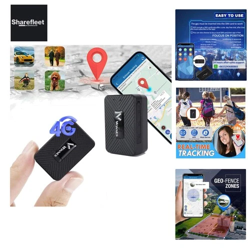 Mini GPS Tracker 4G 1500mAh Magnetic Compact GPS Tracker Kids Vehicle...
