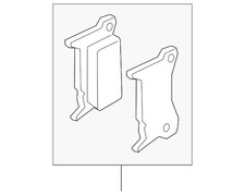 Genuine Porsche Disc Brake Pad Set 9Y0-698-451-AC