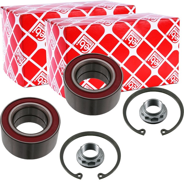 2X Febi Bilstein RADLAGER-SATZ Hinten Beidseitig Passend FüR BMW 3ER E36 E46-image