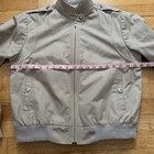 Vintage London Fog Bomber Jacket 1970s 7/8 Beige Tan Lightweight Cotton Poly — photo 8