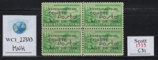 WC1_22373.BIG CARIBBEAN ISLAND. Block of 1939 ovpt. air stamp. Sc. C31. MNH