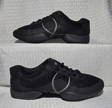 Womens BLOCH Split Toe Dance Shoes Black Size 7