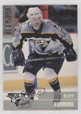 1999-00 ITG Be A Player Memorabilia Silver 606/1000 Cliff Ronning #25 hg6