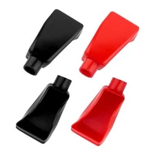 Car Battery Terminal Covers,Flame Retardant Rubber Battery Terminal 4PCS