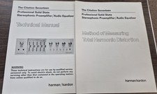 Harman Kardon Citation 17 Preamp/Equalizer Technical Manual plus - OEM