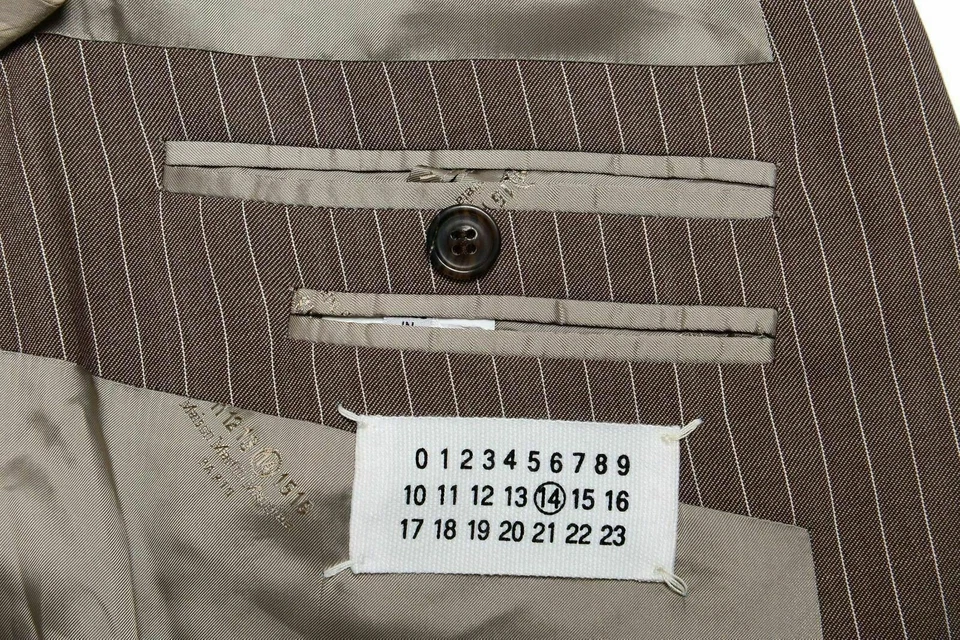 Blazer Abrigo Deportivo Maison Martin Margiela Para Hombre Ajustado 100% Lana EE. UU. 38 IT 48 Foto 4 de 4